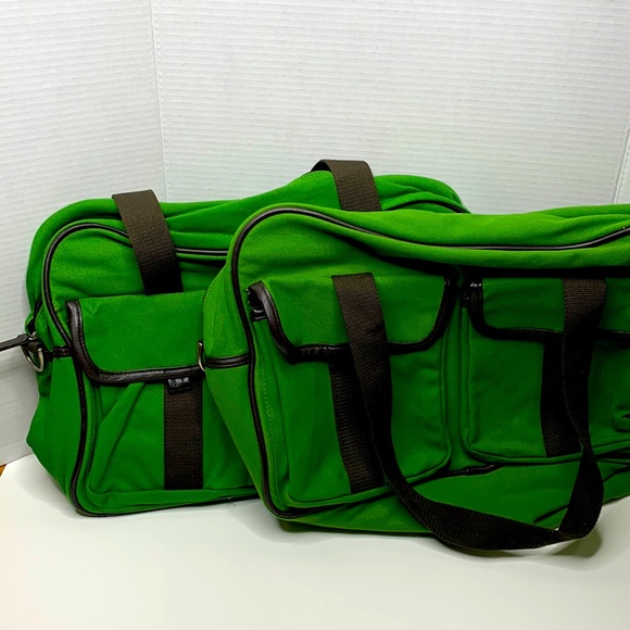 Embark Target | Green & Black Cotton Large Luggage Travel Sack 2 Available NWT - Picture 1 of 11